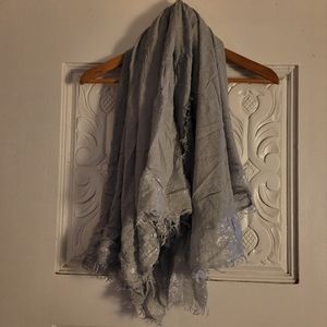 nardi & tagliaferri shimmer silver scarf